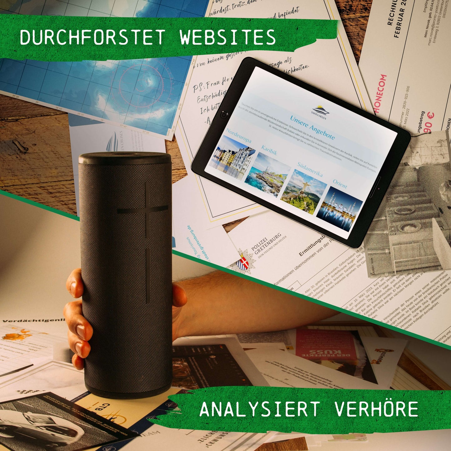 Krimispiel: Tatort Höhenflug