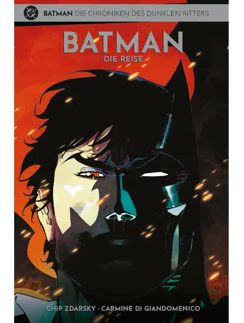 Hachette Batman Chroniken 7: Die Reise Cover-Design mit Batman und Farbenspiel.
