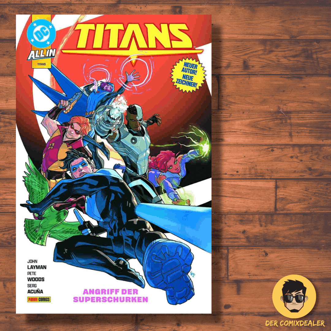 Titans #5 - Angriff der Superschurken (mit 4 DC-Sammelkarten)