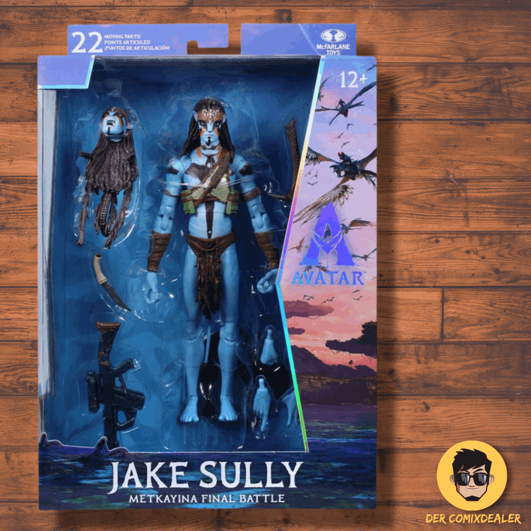 Avatar: Fire and Ash Actionfigur Jake Sully (Metkayina Final Battle) 18 cm