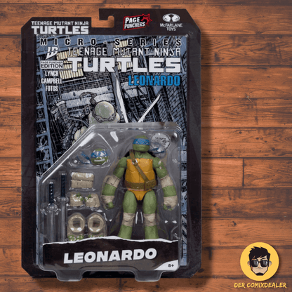 Teenage Mutant Ninja Turtles Page Punchers Actionfigur Leonardo 13 cm