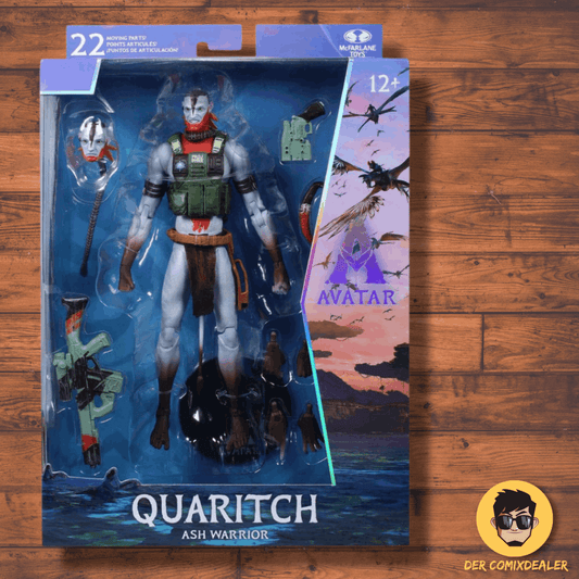 Avatar: Fire and Ash Actionfigur Recom Quaritch (Ash Warrior) 18 cm