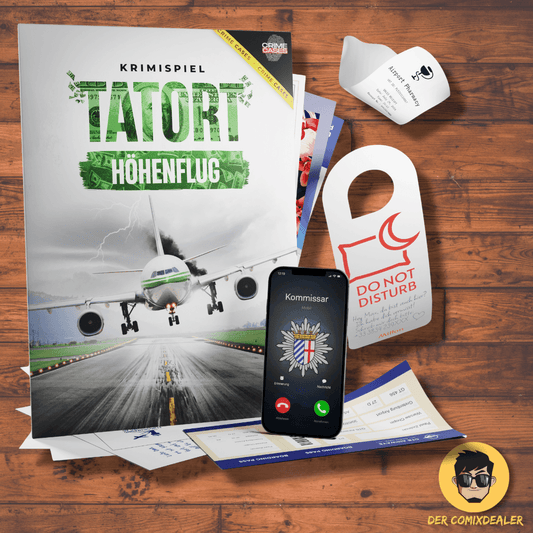 Krimispiel: Tatort Höhenflug