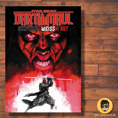 Star Wars - Darth Maul - Schwarz, Weiss & Rot