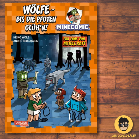 Wölfe – bis die Pfoten glüh'n! Für Fans von Minecraft