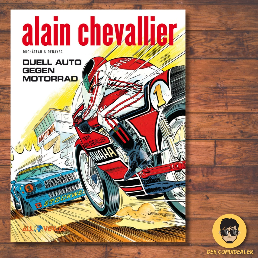 Alain Chevallier 7 – Duell Auto gegen Motorrad