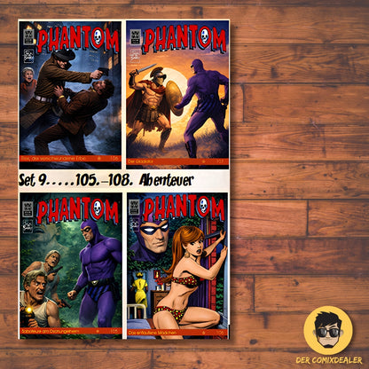 Phantom: 105.–108. Abenteuer – 4 Hefte im Set