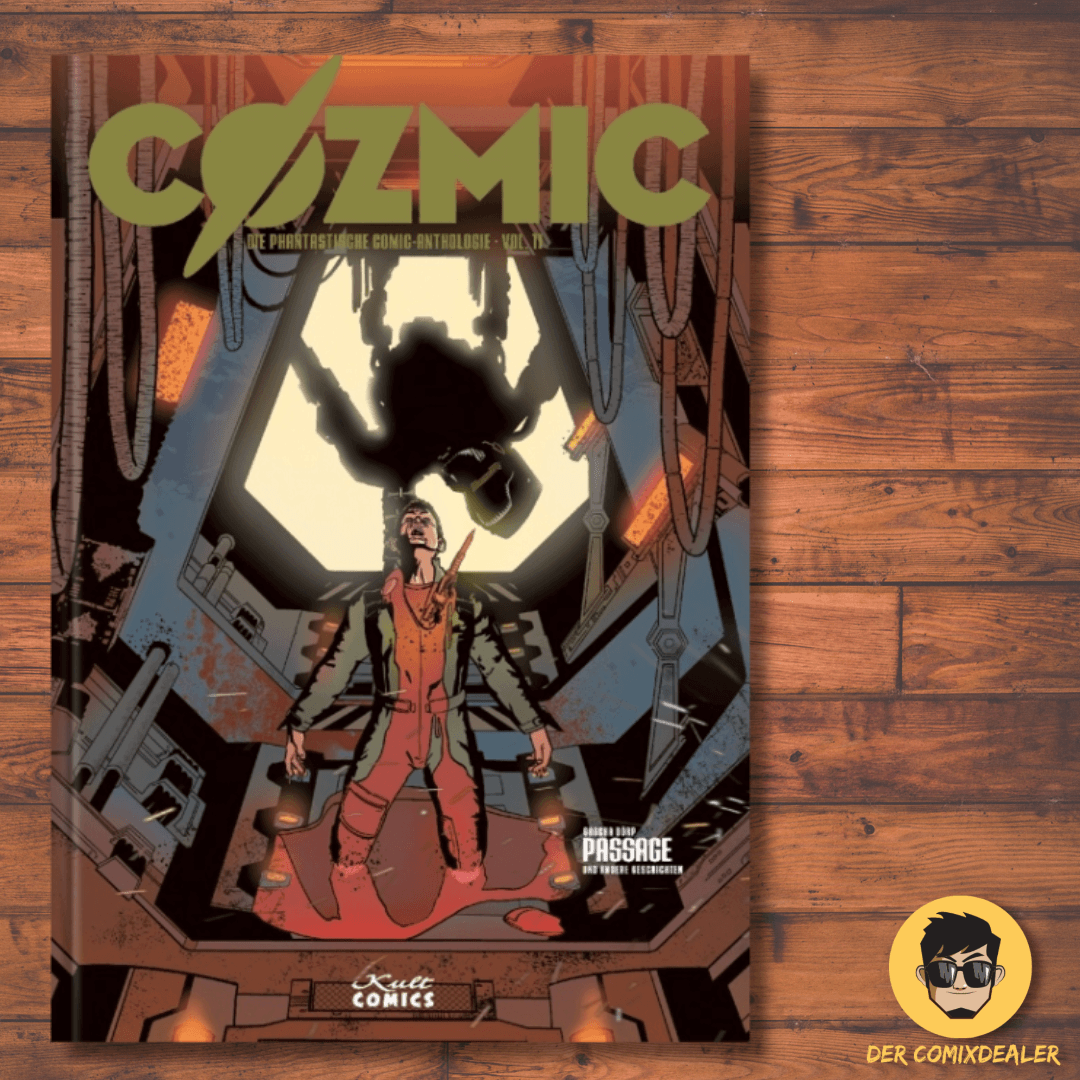 Cozmic #11 Hardcover Sci-Fi Fantasy Anthologie Cover von Falko Kutz von Carnap und Frank Cmuchal