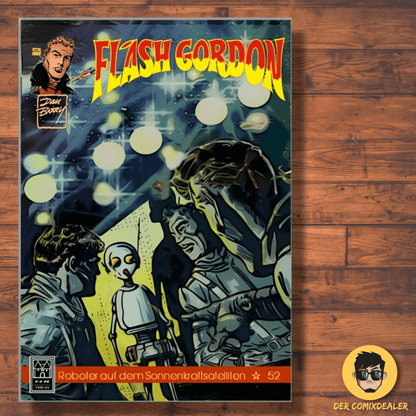 Flash Gordon - 52. Abenteuer (ECR Verlag) Roboter auf dem Sonnenkraftsatelliten