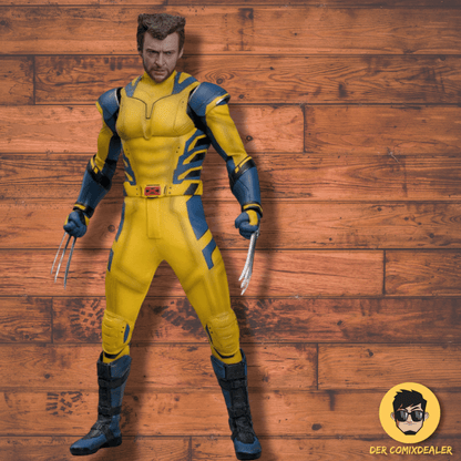 Deadpool & Wolverine Movie Masterpiece Actionfigur 1/6 Wolverine (Deluxe Version) 31 cm