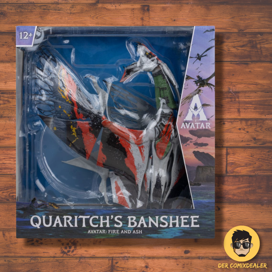 Avatar: Fire and Ash Actionfigur Quaritch's new Banshee