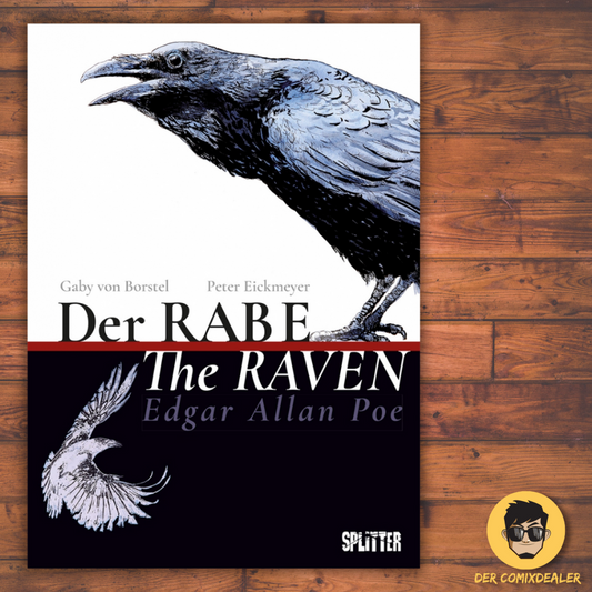 Der Rabe / The Raven Illustriertes Gedicht nach Edgar Allan Poe