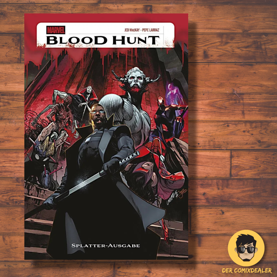 Blood Hunt Splatter-Ausgabe Paperpack Hardcover  Limitierte Auflage, nur 222 Exemplare erhältlich