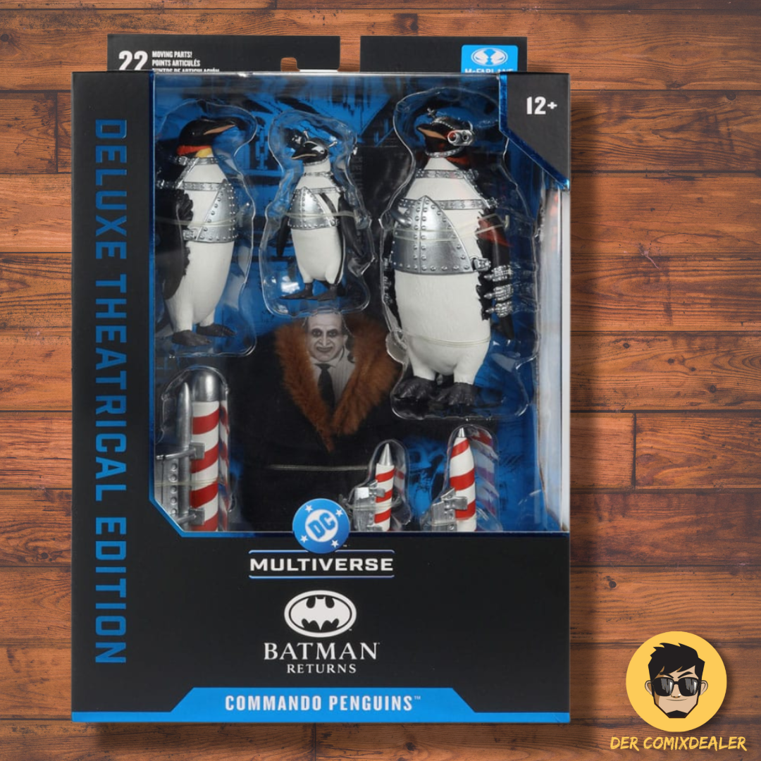 Batmans Rückkehr DC Theatrical Deluxe Edition Actionfigur Commando Penguins Pack 12 cm