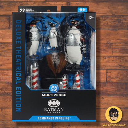 Batmans Rückkehr DC Theatrical Deluxe Edition Actionfigur Commando Penguins Pack 12 cm
