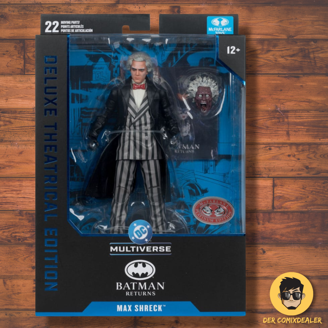 Batmans Rückkehr DC Theatrical Deluxe Edition Actionfigur Max Shreck (Red Platinum Edition) 18 cm