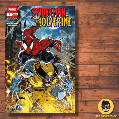 Spider-Man & Wolverine #1 comic cover featuring Spider-Man and Wolverine in action.