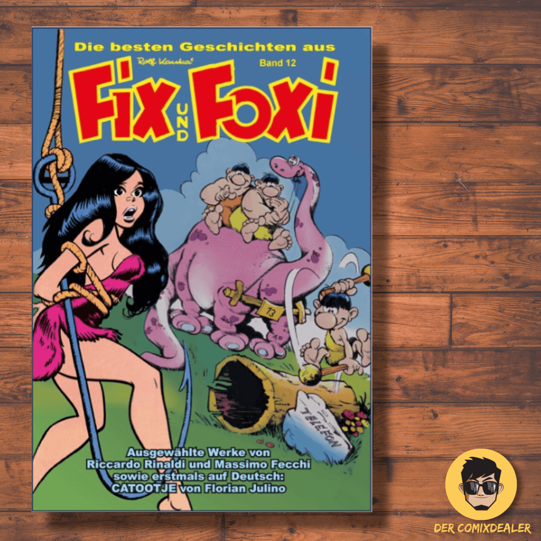 Die besten Geschichten aus Fix und Foxi #12 Comic Cover mit farbiger Illustration und Charakteren.