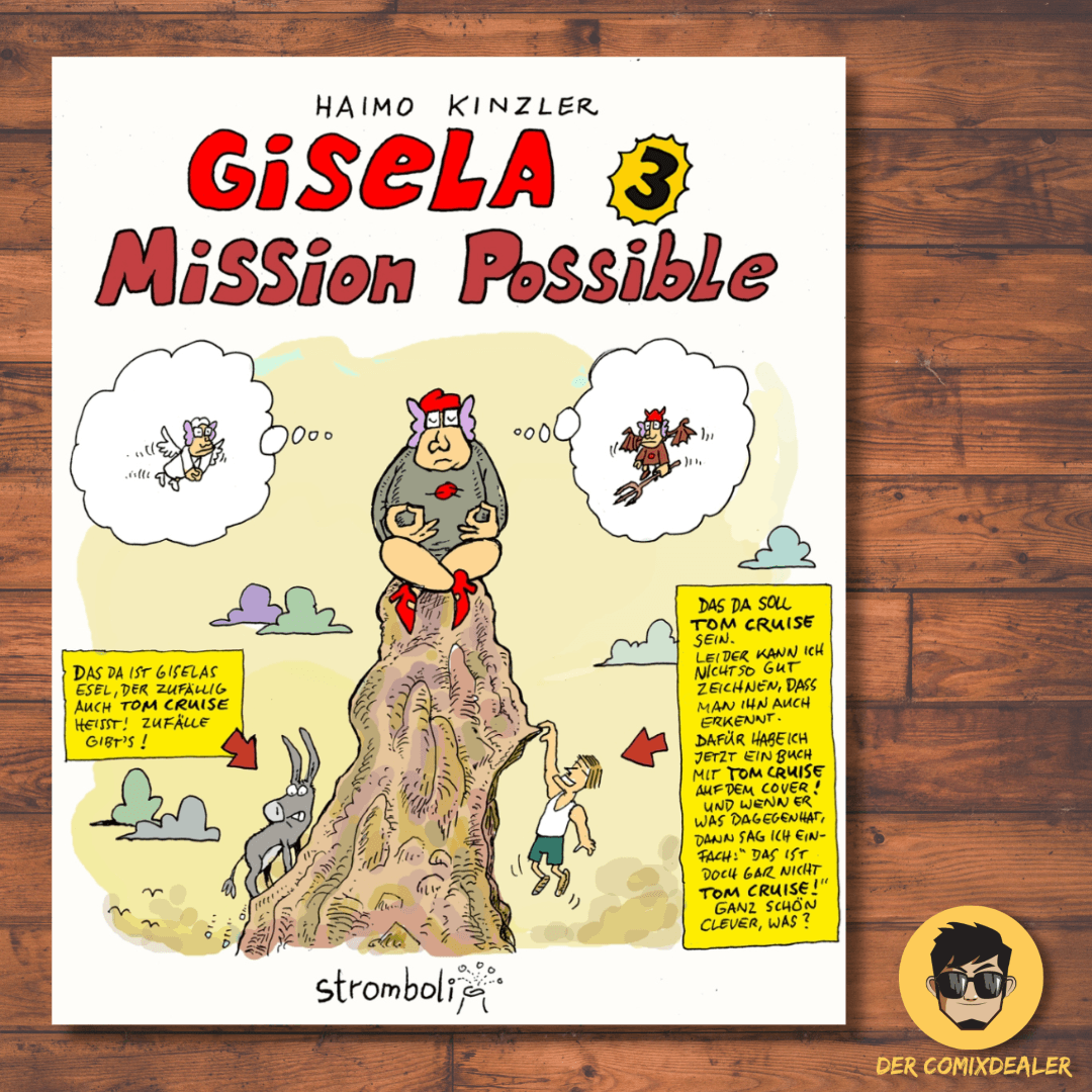 Gisela #3 - Mission Possible by Haimo Kinzler, featuring humor and everyday charm in a colorful hardcover edition.