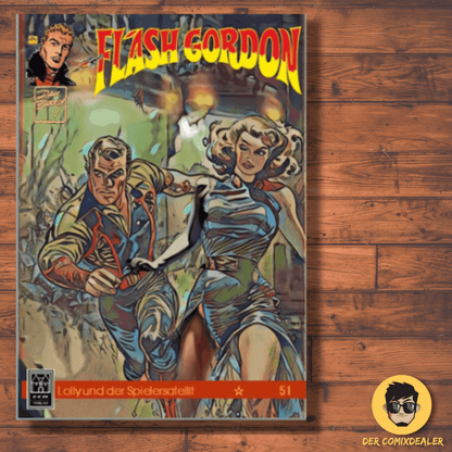 Flash Gordon - 51. Abenteuer Variantcover (ECR Verlag) Lolly und der Spielersatelit