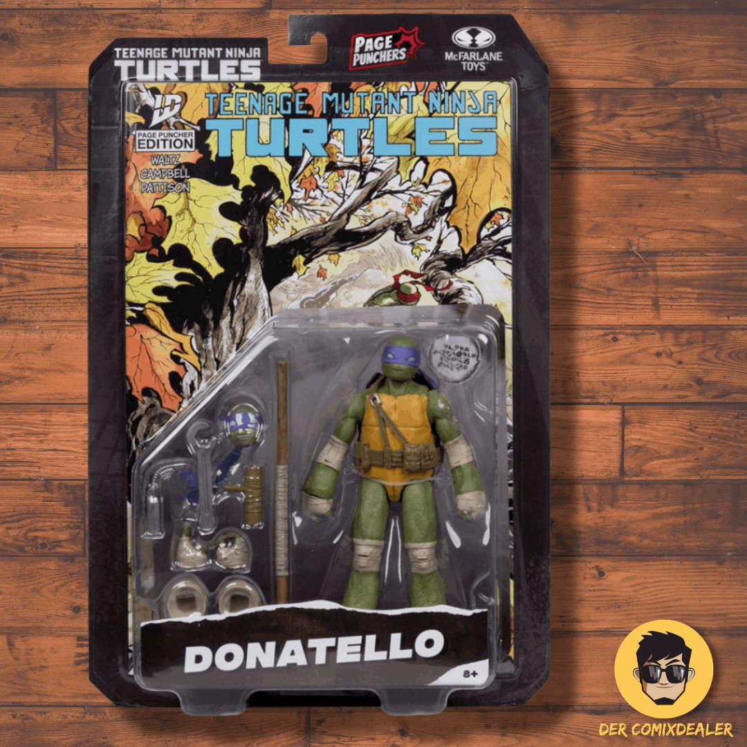 Teenage Mutant Ninja Turtles Page Punchers Actionfigur Donatello 13 cm