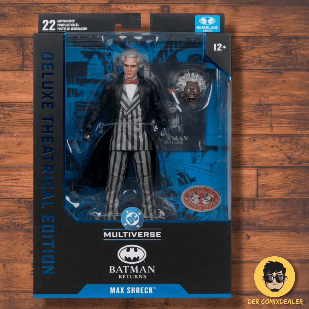 Batmans Rückkehr DC Theatrical Deluxe Edition Actionfigur Max Shreck (Red Platinum Edition) 18 cm