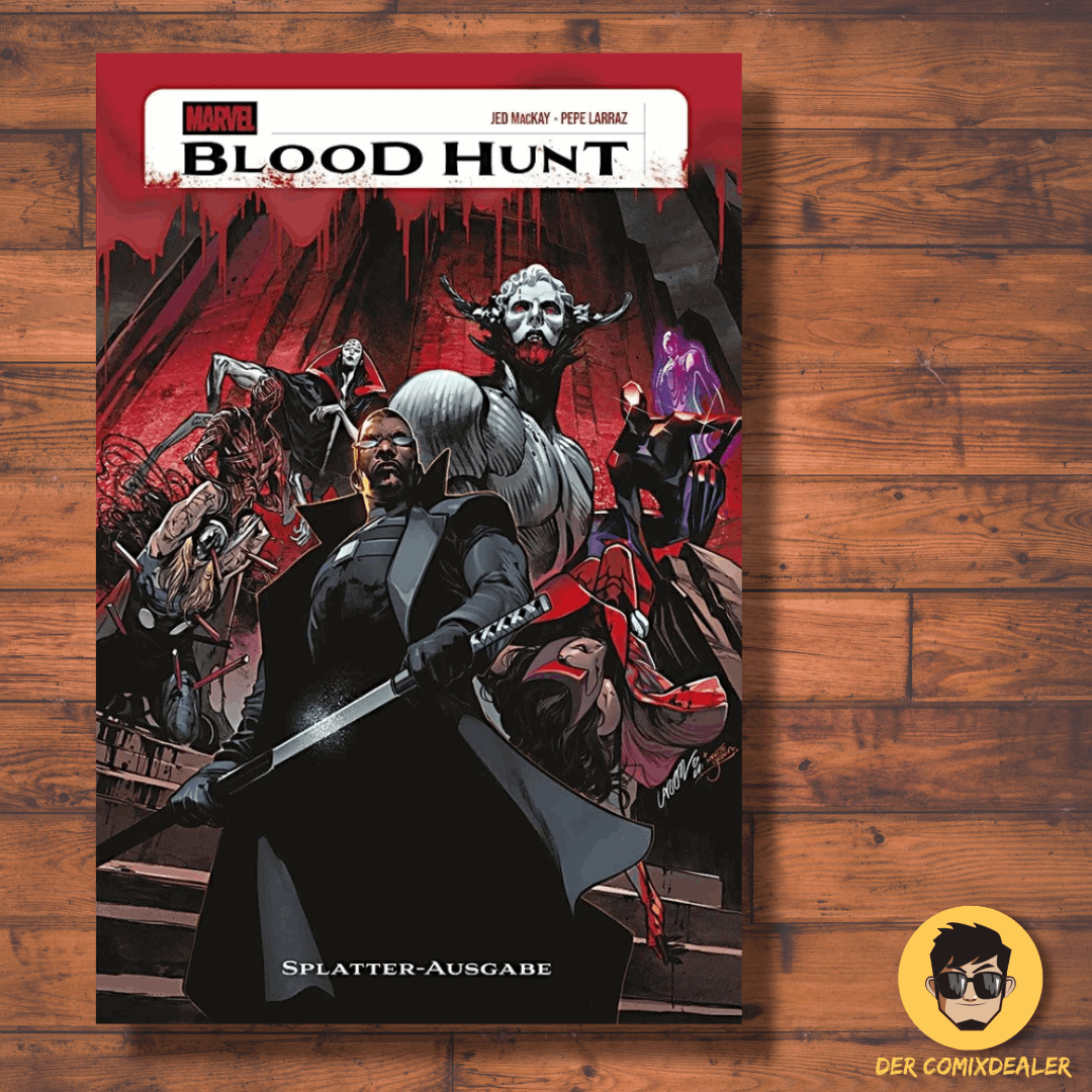 Blood Hunt Splatter-Ausgabe Paperpack Hardcover  Limitierte Auflage, nur 222 Exemplare erhältlich