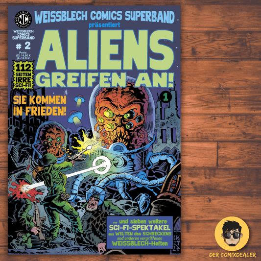 WEISSBLECH Comics Superband #2 ALIENS GREIFEN AN! 1 - Der Comixdealer