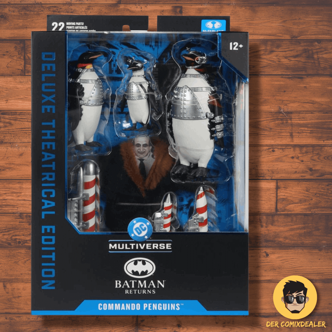 Batmans Rückkehr DC Theatrical Deluxe Edition Actionfigur Commando Penguins Pack 12 cm