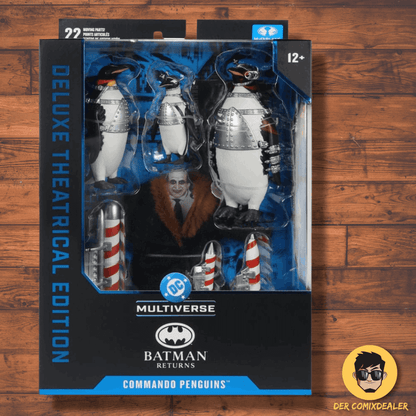 Batmans Rückkehr DC Theatrical Deluxe Edition Actionfigur Commando Penguins Pack 12 cm