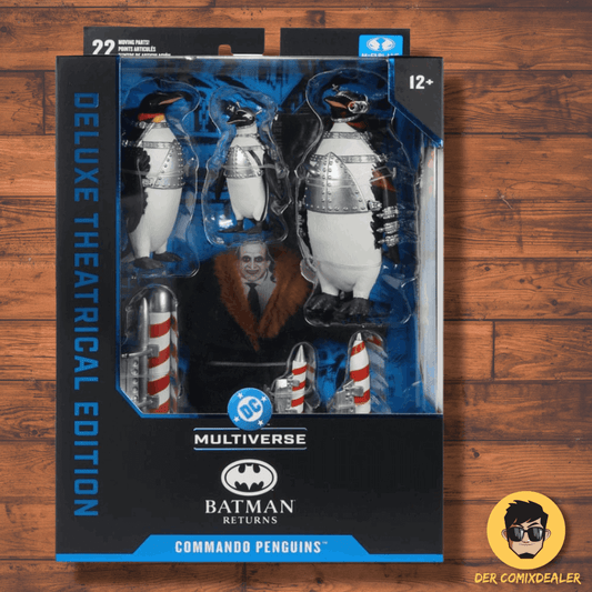 Batmans Rückkehr DC Theatrical Deluxe Edition Actionfigur Commando Penguins Pack 12 cm