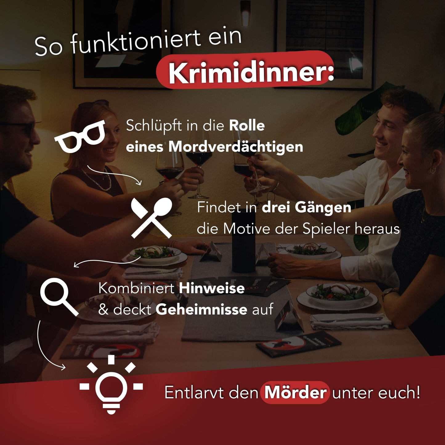 Krimidinner "Der letzte Pate" 4-6 Personen