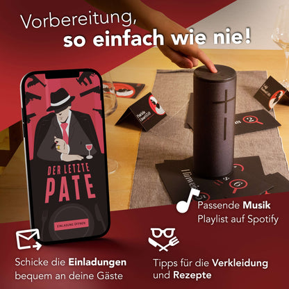 Krimidinner "Der letzte Pate" 4-6 Personen
