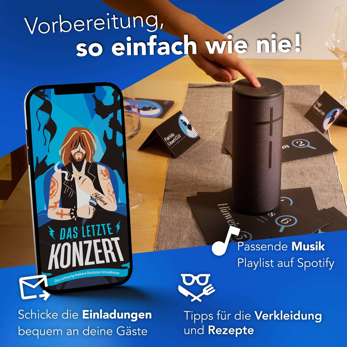 Krimidinner "Das letzte Konzert" 6-8 Personen