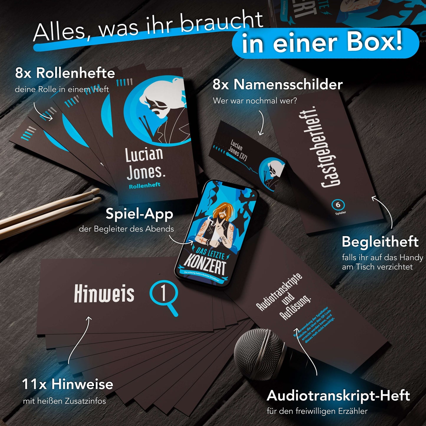 Krimidinner "Das letzte Konzert" 6-8 Personen