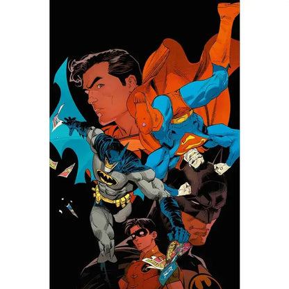 Batman/Superman - World's Finest #7 comic cover featuring Batman and Superman in action poses.