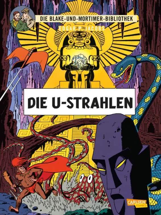 Blake und Mortimer Bibliothek #0: Die U-Strahlen Cover mit Abenteuern und Sci-Fi-Elementen.
