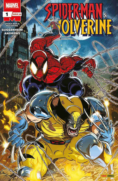 Spider-Man & Wolverine #1 comic cover featuring Spider-Man and Wolverine in action.