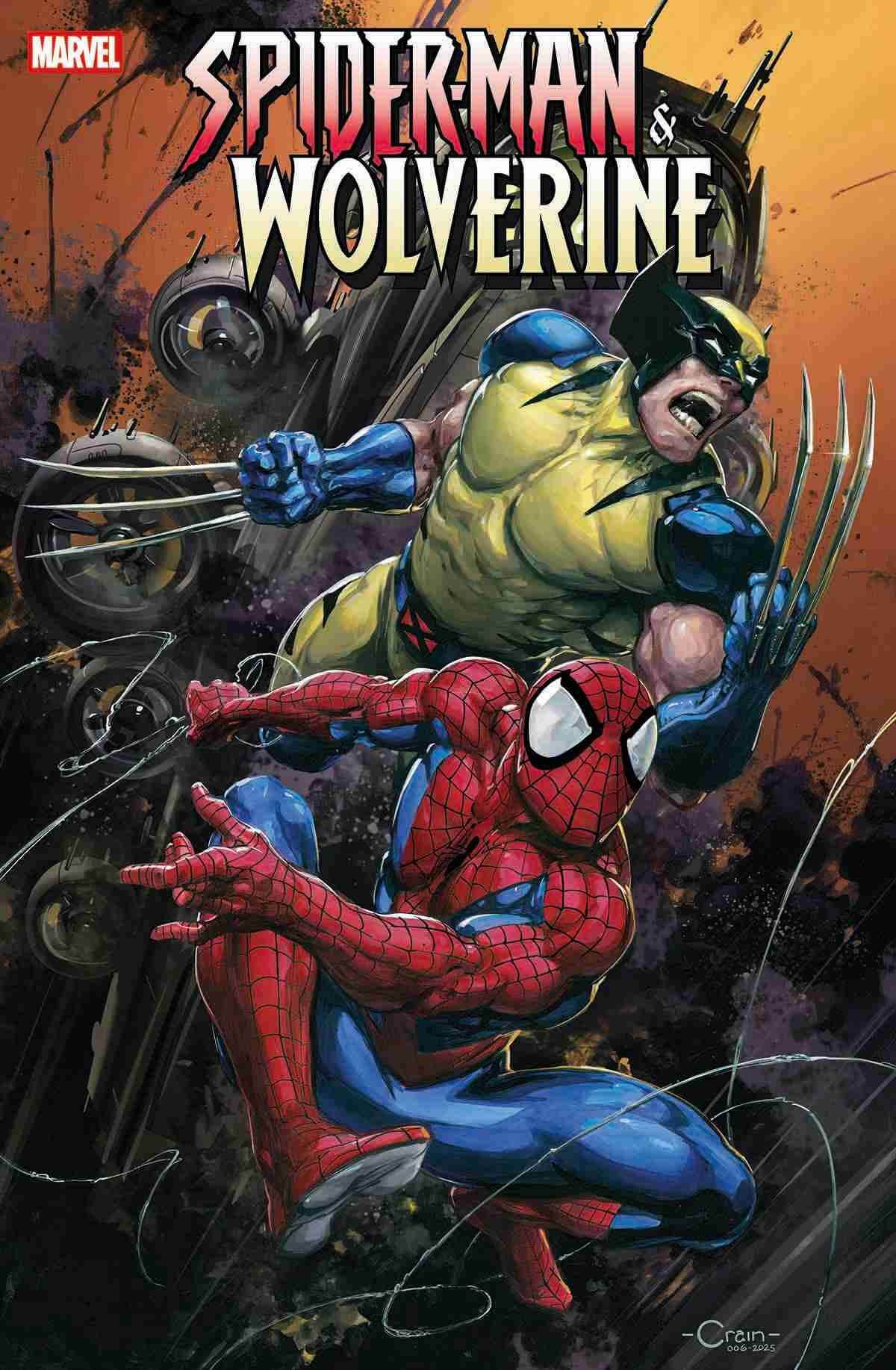 Spider-Man & Wolverine #1 Variant comic cover featuring Spider-Man and Wolverine in action.