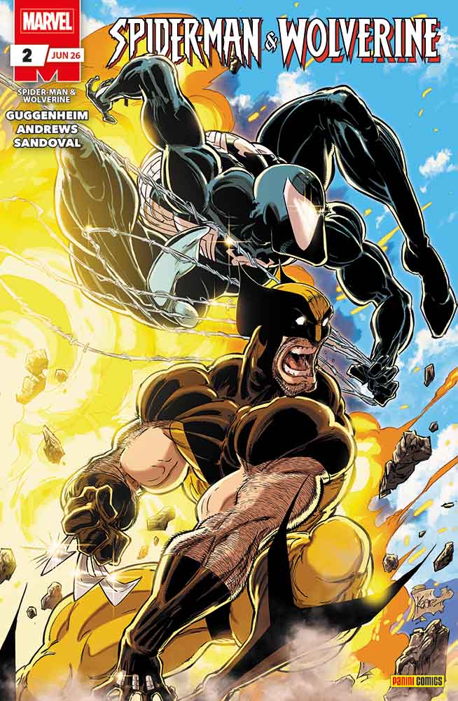 Spider-Man & Wolverine #2 comic cover featuring dynamic action with Spider-Man and Wolverine.