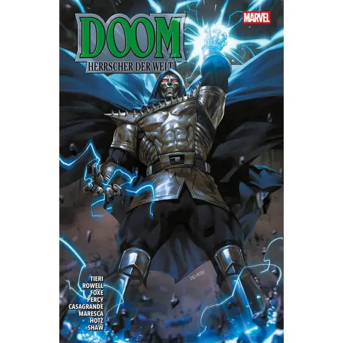Doom - Herrscher der Welt Sonderband #6 Marvel Comic Cover with Doctor Doom unleashing energy.
