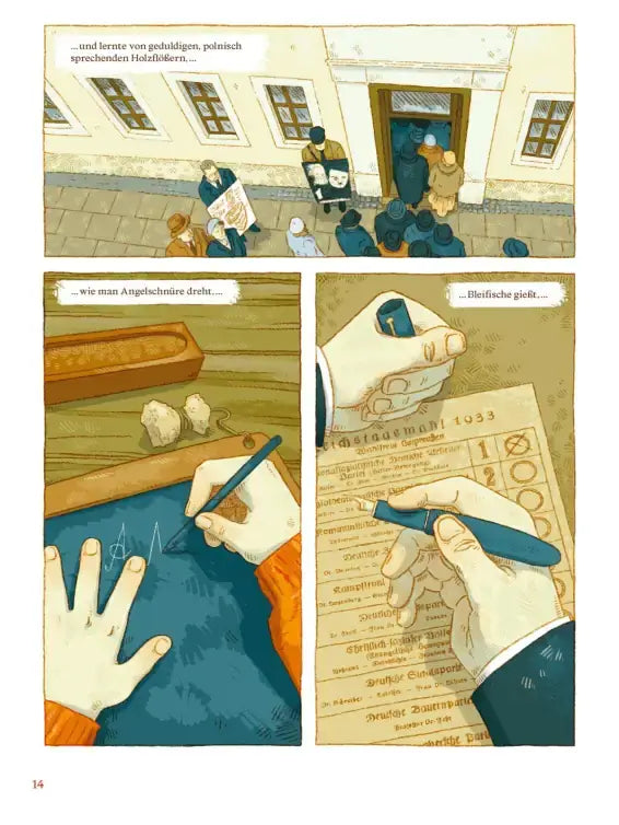 Siehst du es? Grafische Erzählungen über den Schriftsteller Siegfried Lenz