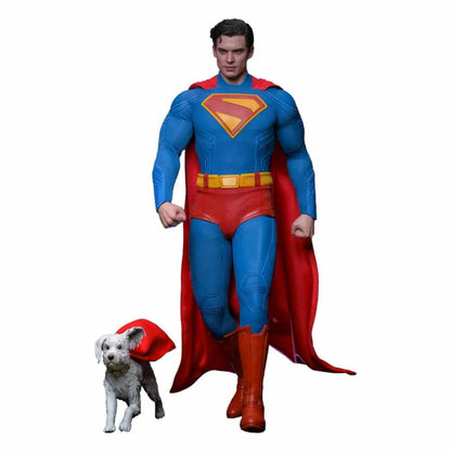 Superman (2025) – Movie Masterpiece 1/6 Superman & Krypto figure featuring Superman and his dog Krypto.