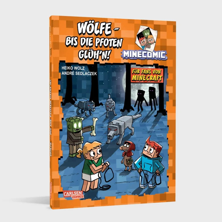 Wölfe – bis die Pfoten glüh'n! Für Fans von Minecraft