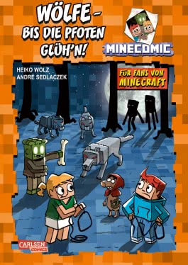 Wölfe – bis die Pfoten glüh'n! Für Fans von Minecraft – Cover