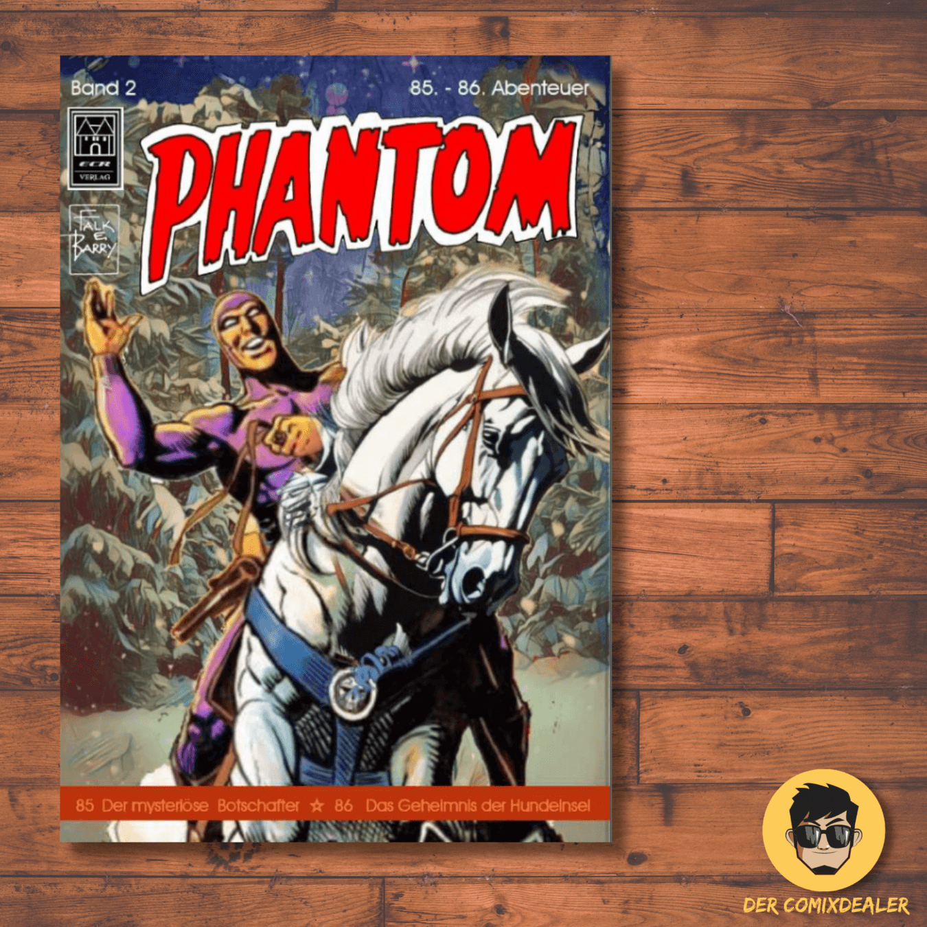 Phantom 85.-86. Abenteuer Hardcover (ECR Verlag) - Der Comixdealer