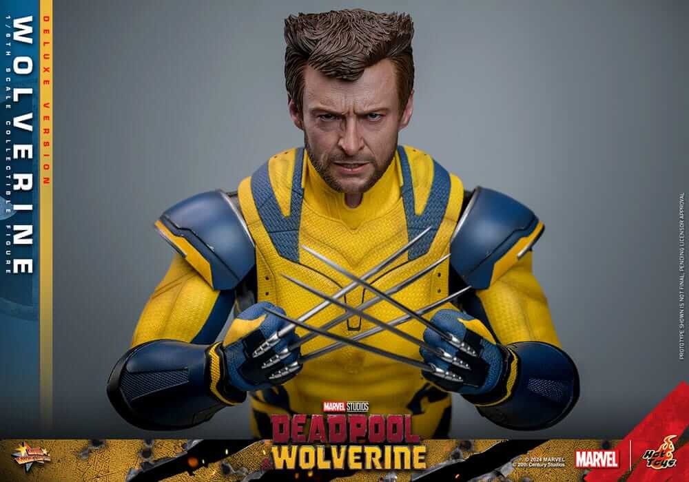 Deadpool & Wolverine Movie Masterpiece Actionfigur 1/6 Wolverine (Deluxe Version) 31 cm