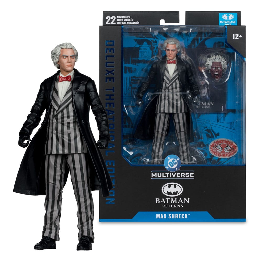 Batmans Rückkehr DC Theatrical Deluxe Edition Actionfigur Max Shreck (Red Platinum Edition) 18 cm