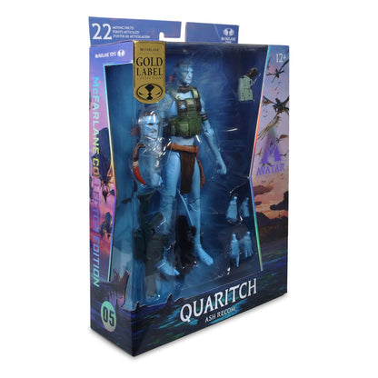 Avatar: Fire and Ash Actionfigur Quaritch (Ash Recom) (Gold Label) 18 cm