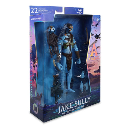 Avatar: Fire and Ash Actionfigur Jake Sully (Metkayina Final Battle) 18 cm